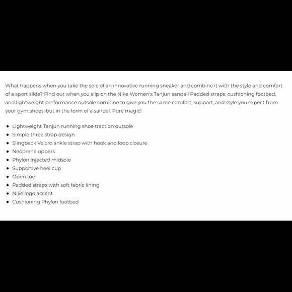 NIKE WOMENS TANJUN SANDAL - Picture 6 of 8